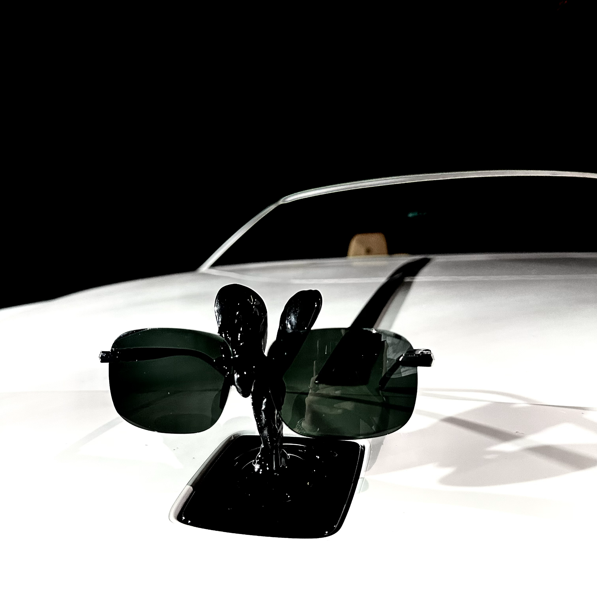 新款时尚无框高清驾驶墨镜男女司机开车钓鱼太阳镜