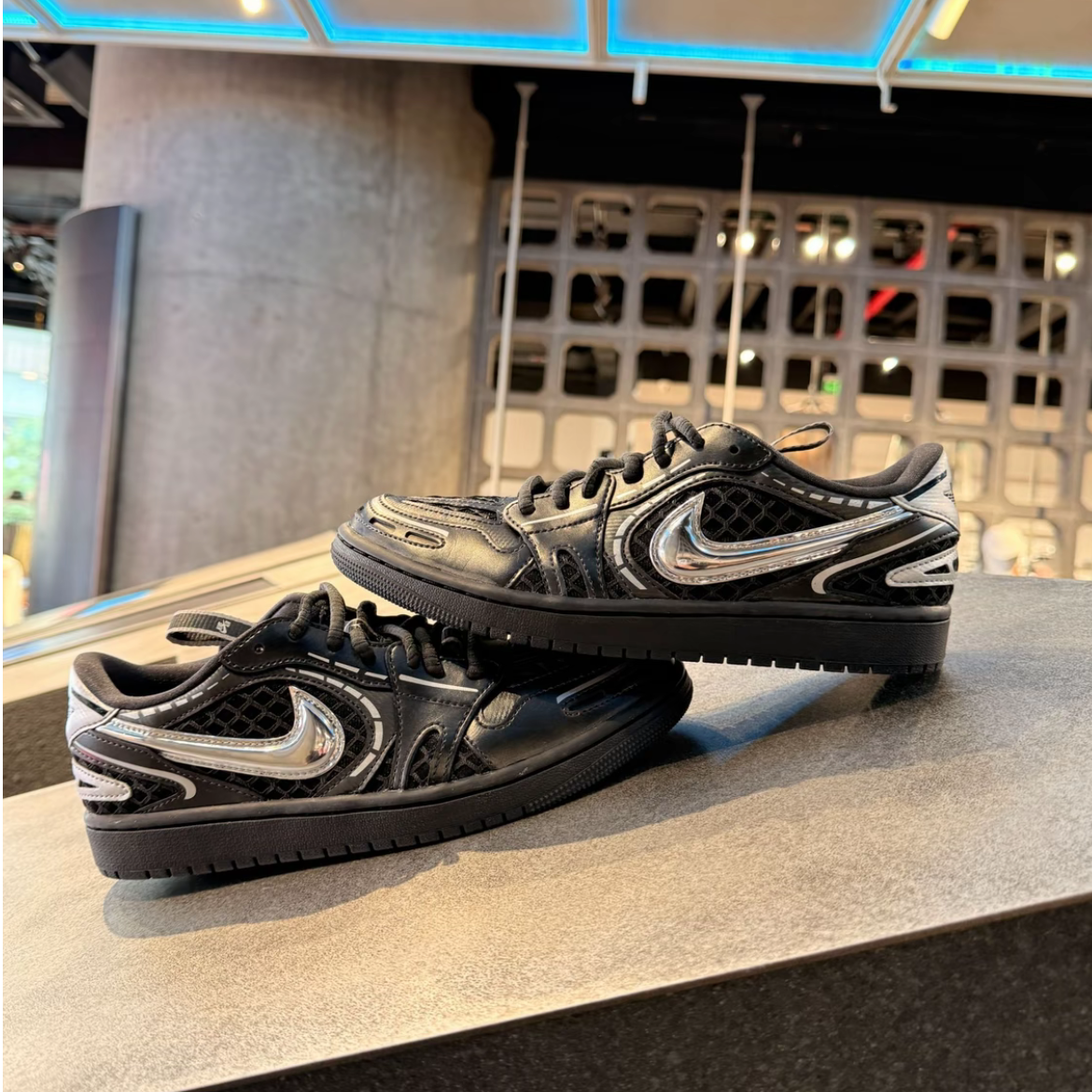 【滔搏联动】NIKE耐克 AIR JORDAN 1 MM LOW 乔丹篮球鞋HQ2186-001