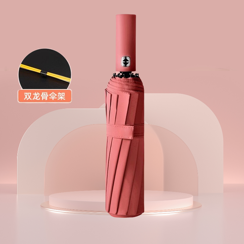 加大加厚晴雨两用防暴雨男女学生天气专用抗风加固大号黑胶全自动