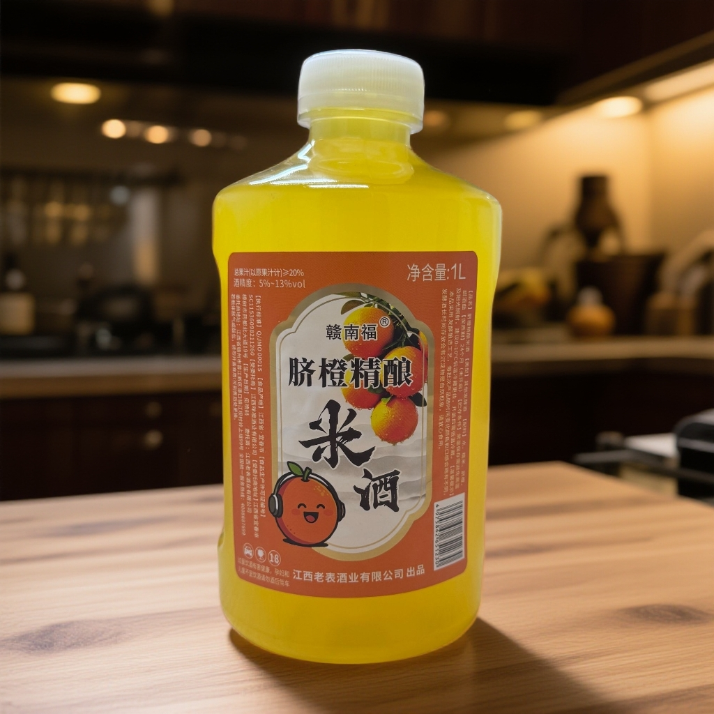 赣南福脐橙米酒甜赣南酒酿自然发酵口感清香糯米1L/2.L