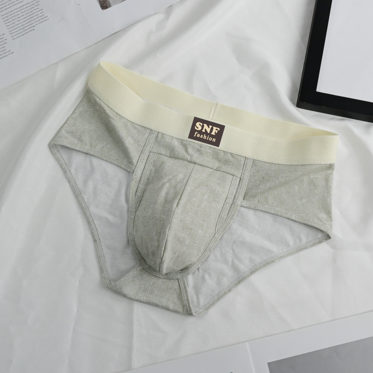 2025男士内裤棉质抑菌透气三角裤加U型大囊袋干湿分离防阴囊潮湿