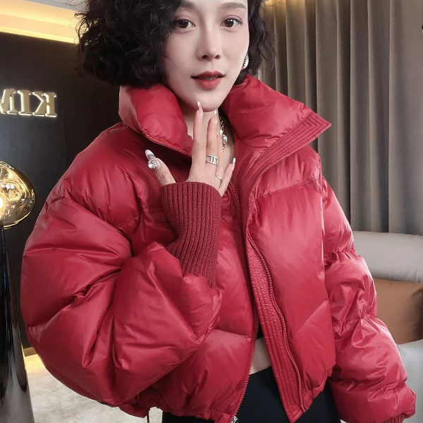 【耿老板1149#Z2】 小欧精致小短款面包服时尚羽绒安心绒服