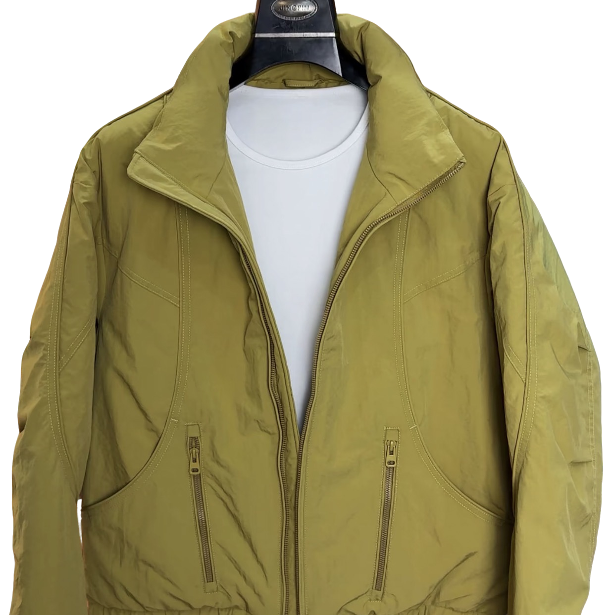 秋冬新款男士冬季立领加厚保暖无帽立领工装外套商务休闲羽绒服