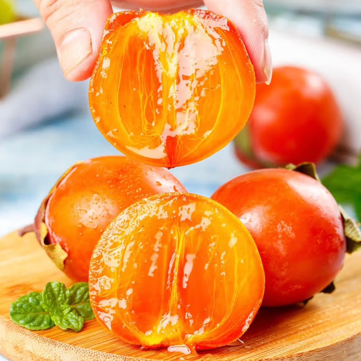 【到手30枚】陕西火晶柿子流心软柿子流蜜爆甜多汁