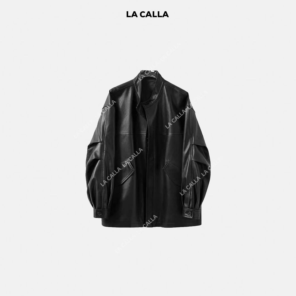 LA CALLA压褶羊腿袖100羊皮外套WD25W09（不可机洗）
