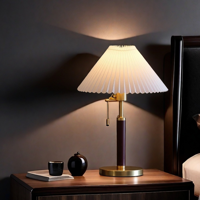 中古床头灯台灯简约现代高级感卧室书房温馨法式美式轻奢氛围灯