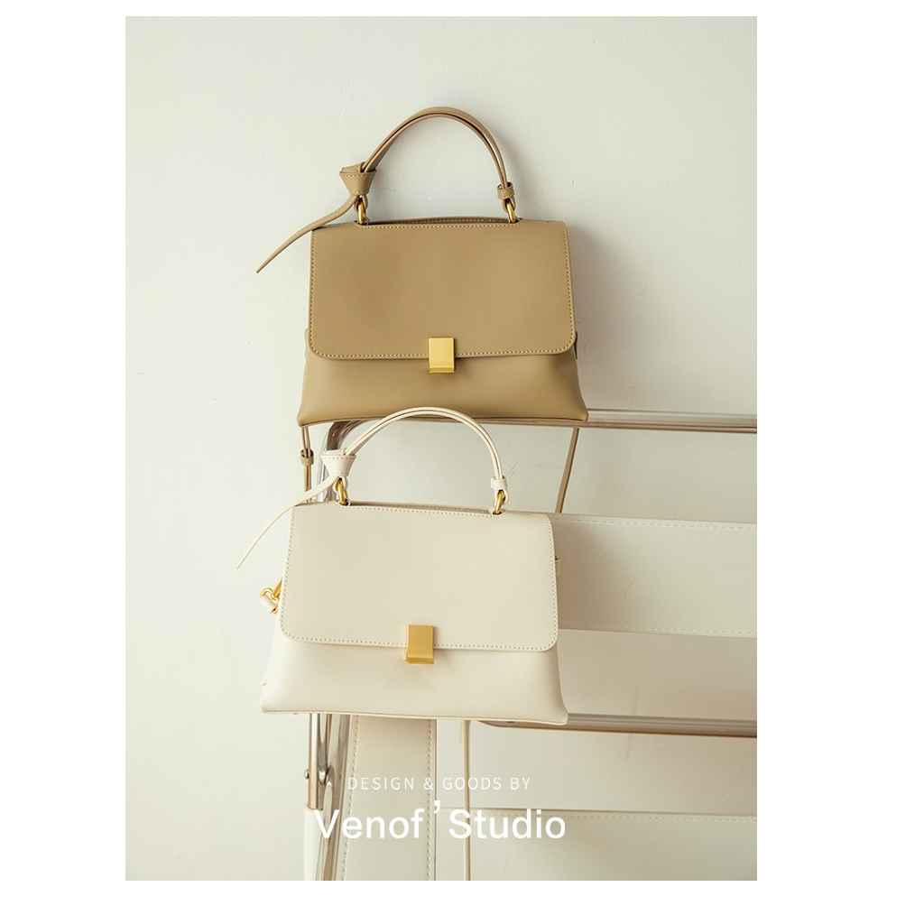 维洛芬上班通勤包斜挎妈妈送生日礼物气质牛皮单肩单肩斜挎包女款