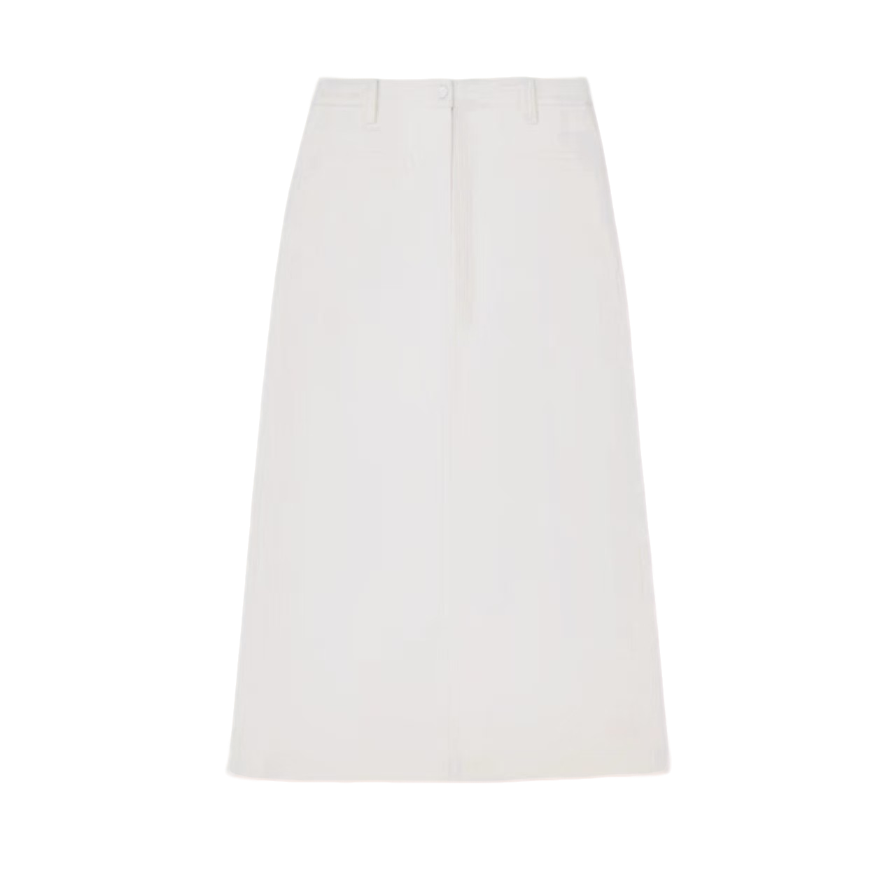 2025秋季新款高腰a字包臀直筒开叉中长款女半身裙