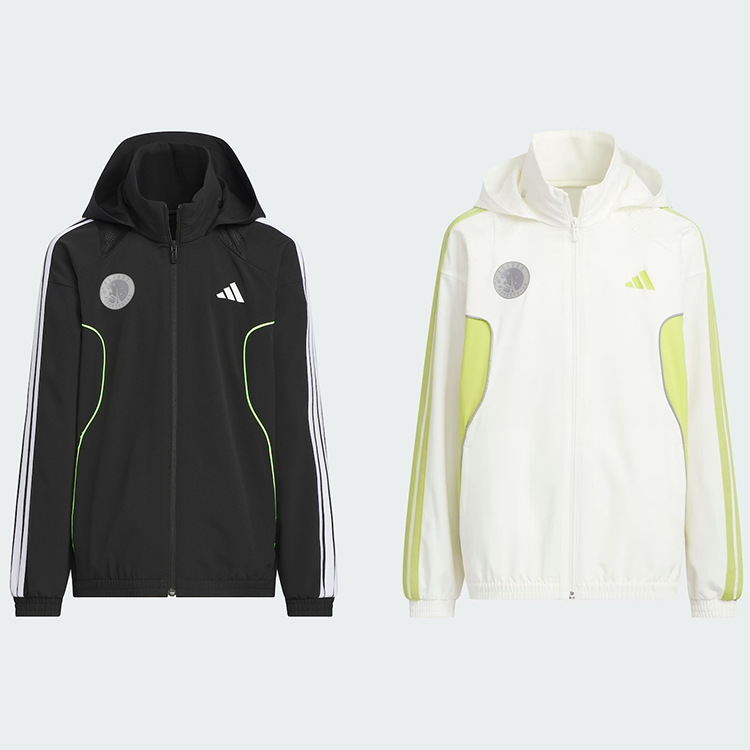 adidas阿迪达斯儿童上装舒适休闲连帽百搭夹克外套 KC2543、KF4958