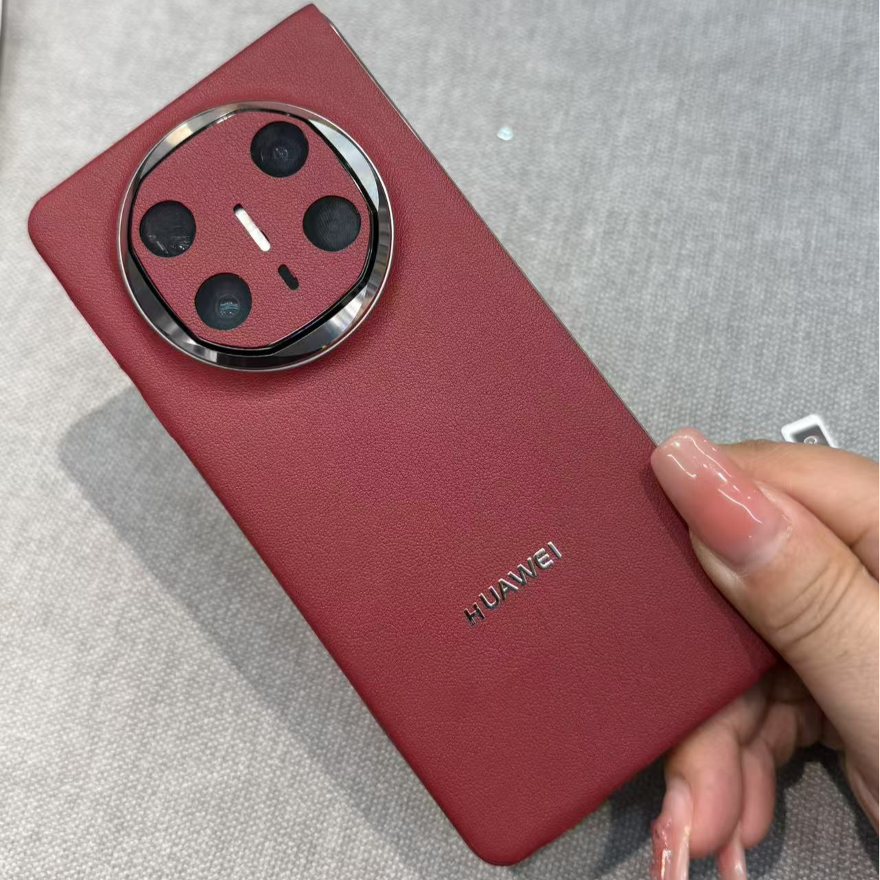 顺丰包邮【2片赠加热笔】折叠屏手机小羊皮纹全包膜【赠透明中轴膜】