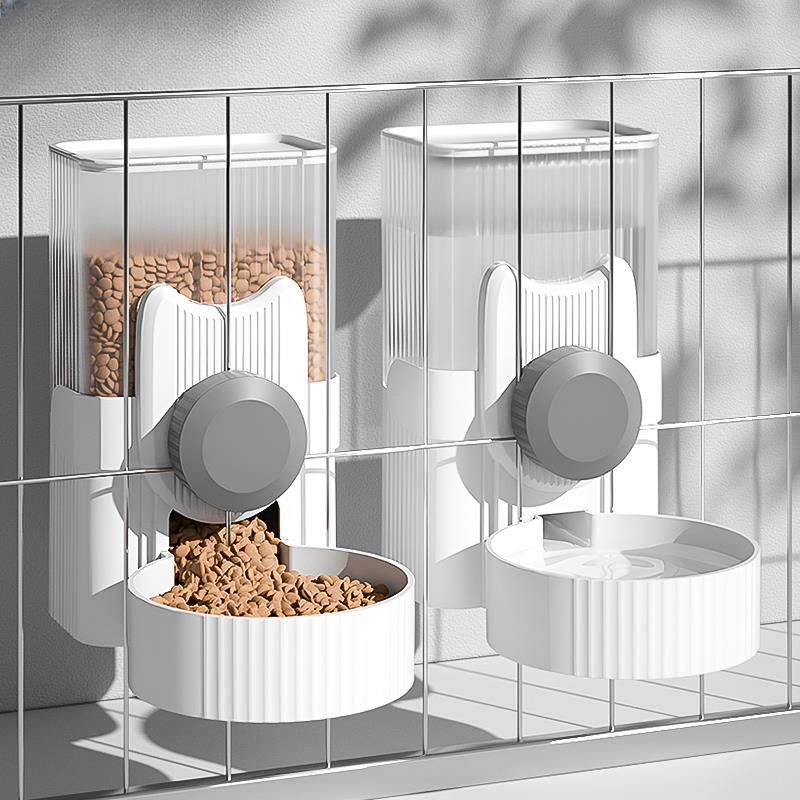 狗狗饮水机自动喂食喂水器猫咪悬挂笼子狗喝水水壶兔子挂式喂食器