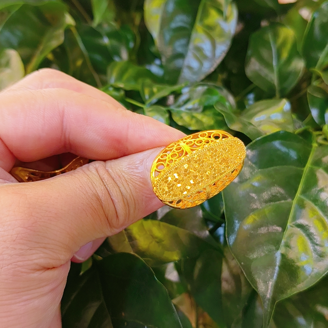 铜合金戒指 psonluhuzuk铜合金指环气质轻奢简约经典精美百搭素款
