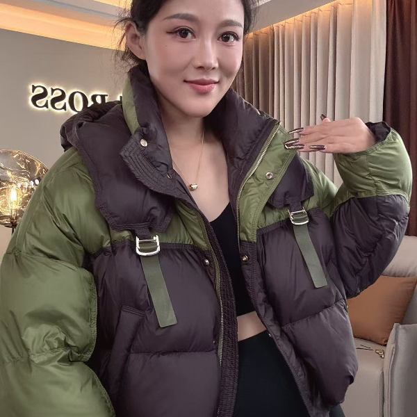 【耿老板6125#M】时尚休闲精致小短款安心绒鸭绒女羽绒服