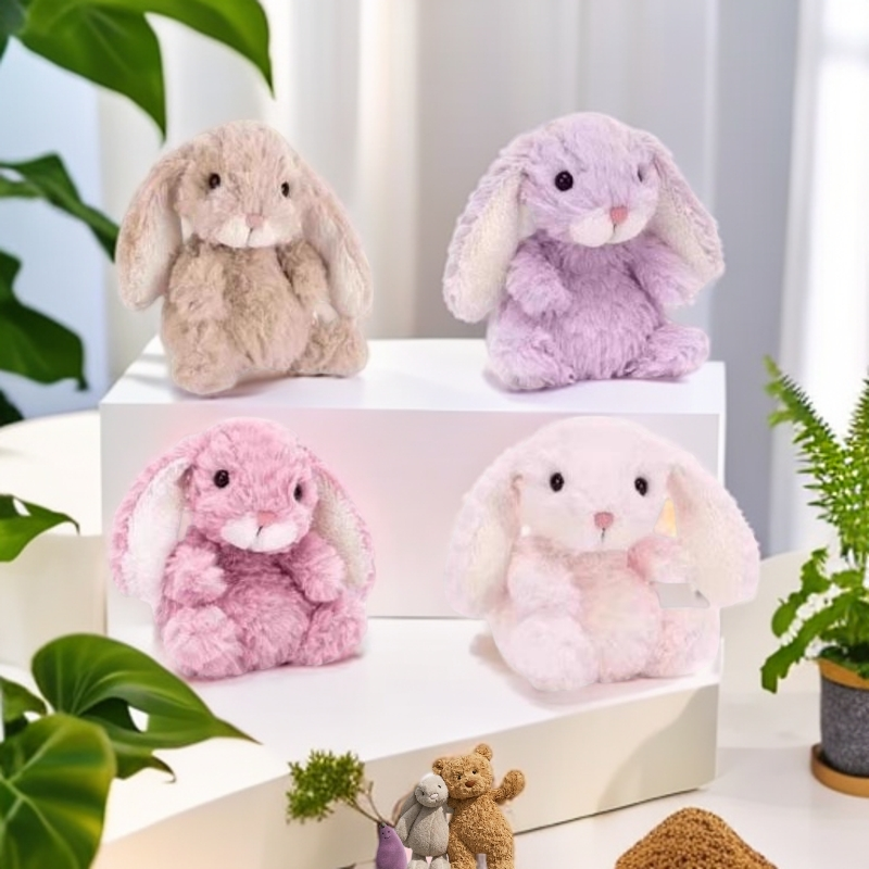 YUMMY甜美生日小兔玩偶安抚公仔可爱小兔毛绒玩具生日礼物小玩偶