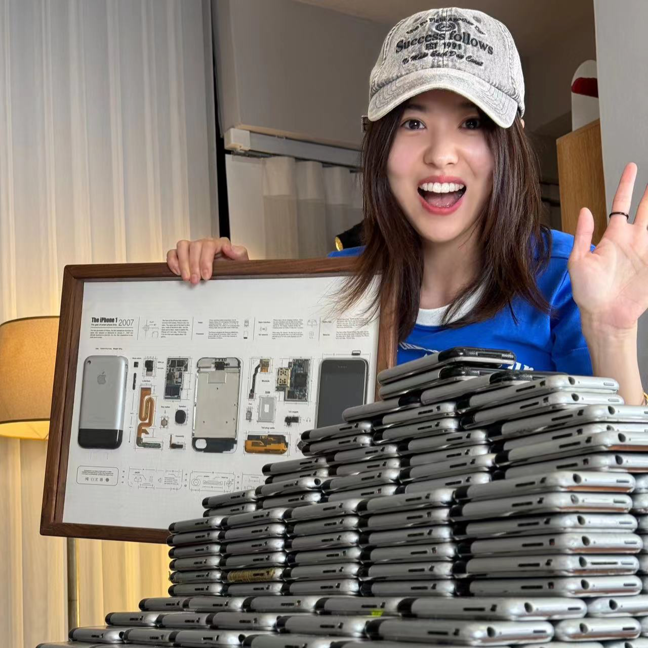 【小西设计所】绝版！iPhone初代装裱画！卖一个少一个！收藏级实木框