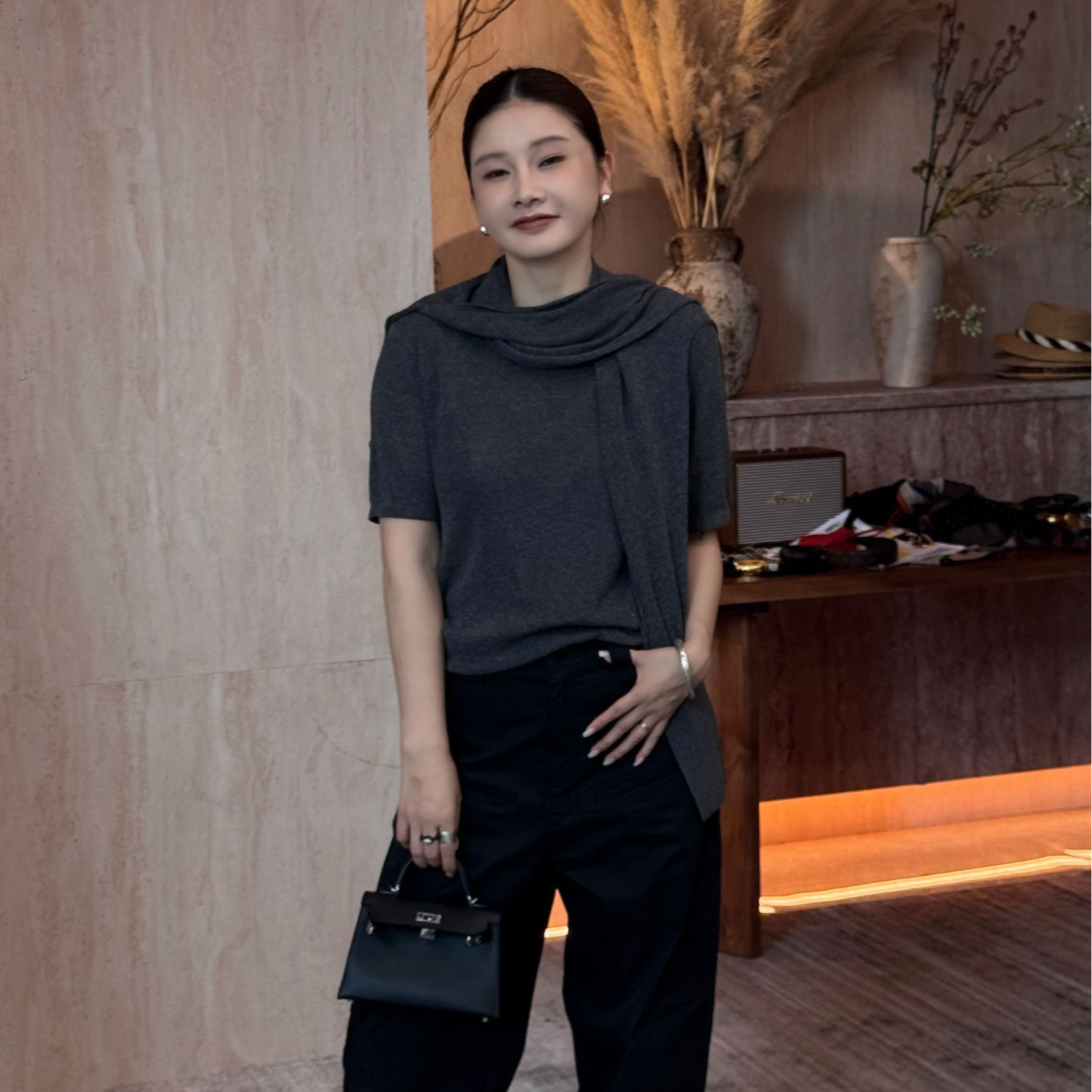 【CHU/2025SSNEW】 《同频》披肩针织上衣AAMU252045