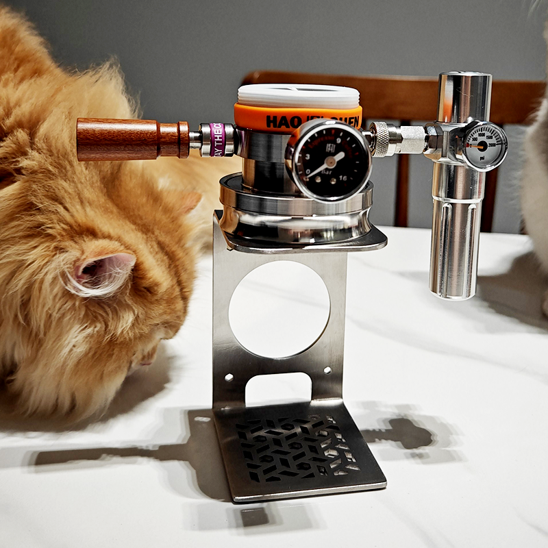 昊晨气动咖啡机G32不锈钢家用户外商用意式浓缩咖啡便携咖啡壶