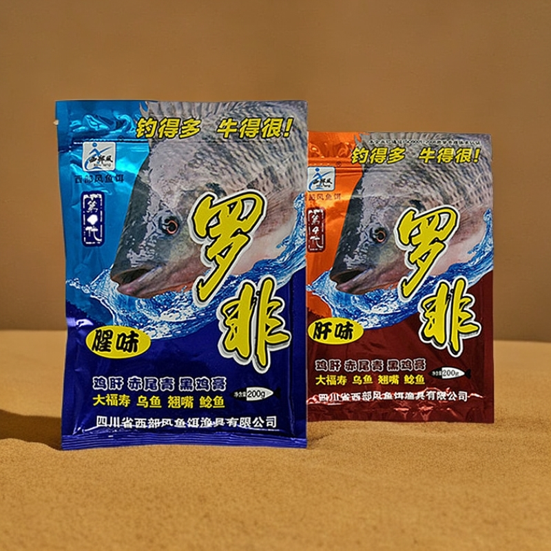 西部风 罗非肝味腥味200克水库池塘大罗非大福寿饵料
