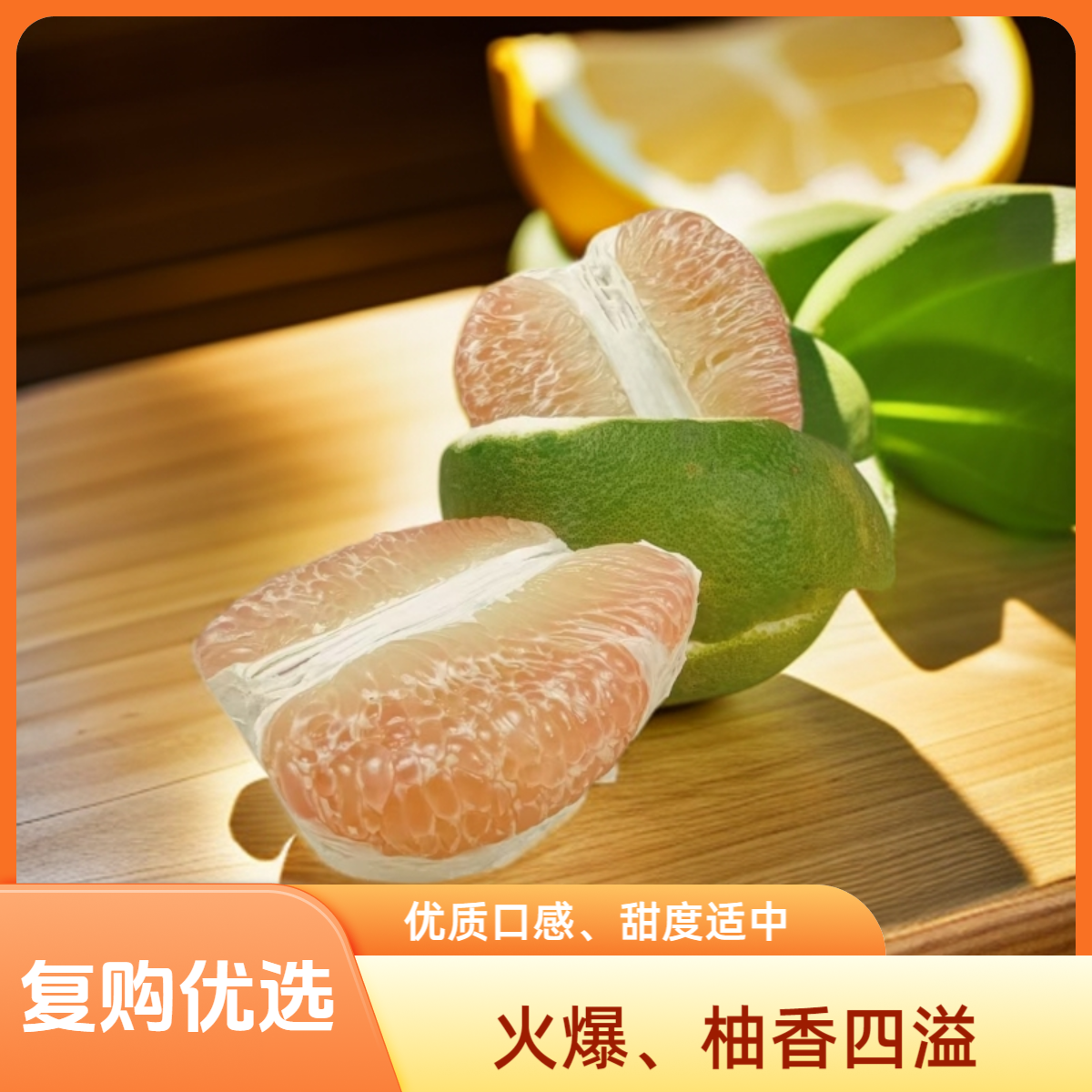 【复购优选】正宗泰国水果，坏果包赔！大体重友好，泰国进口青柚