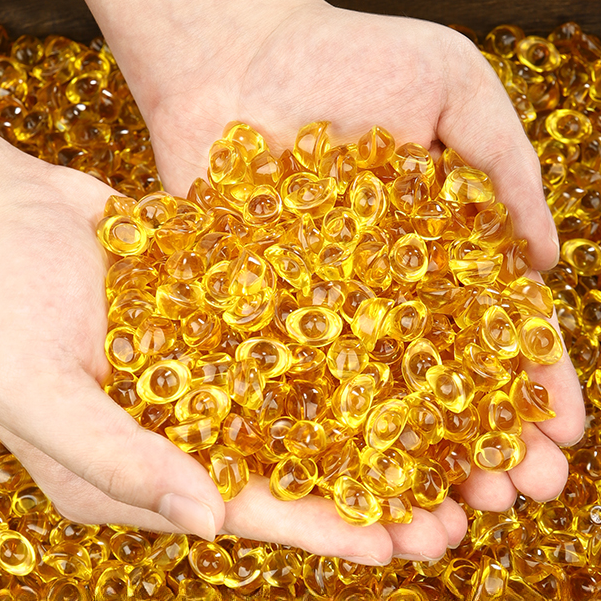 缤越黄水晶元宝摆件元宝琉璃金元宝聚宝盆碎石装饰乔迁送礼好品