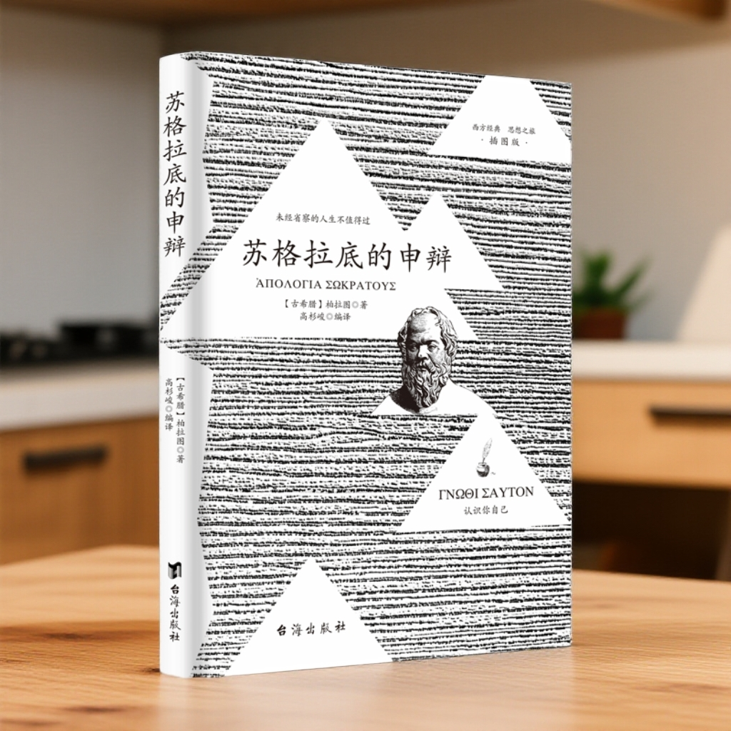 正版插图版 苏格拉底的申辩 柏拉图读本 西方哲学经典书籍