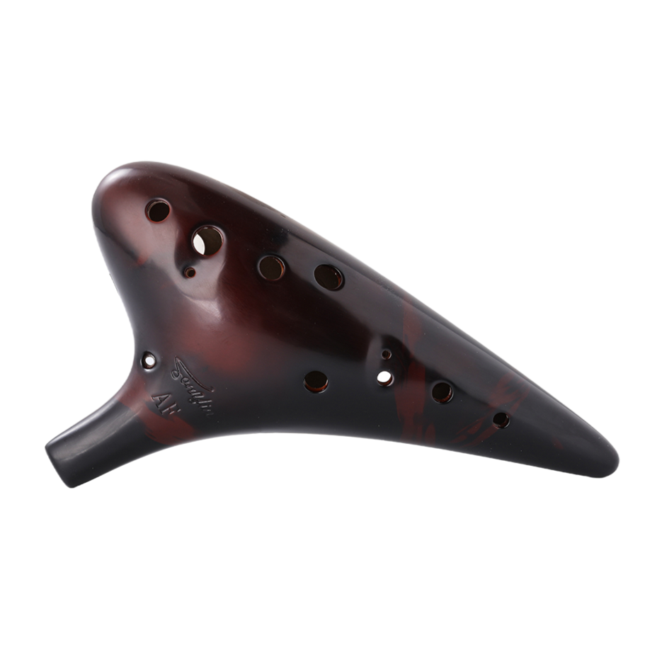 【松音陶笛】12孔中音F调 大漆AF 专业演奏级 乐器