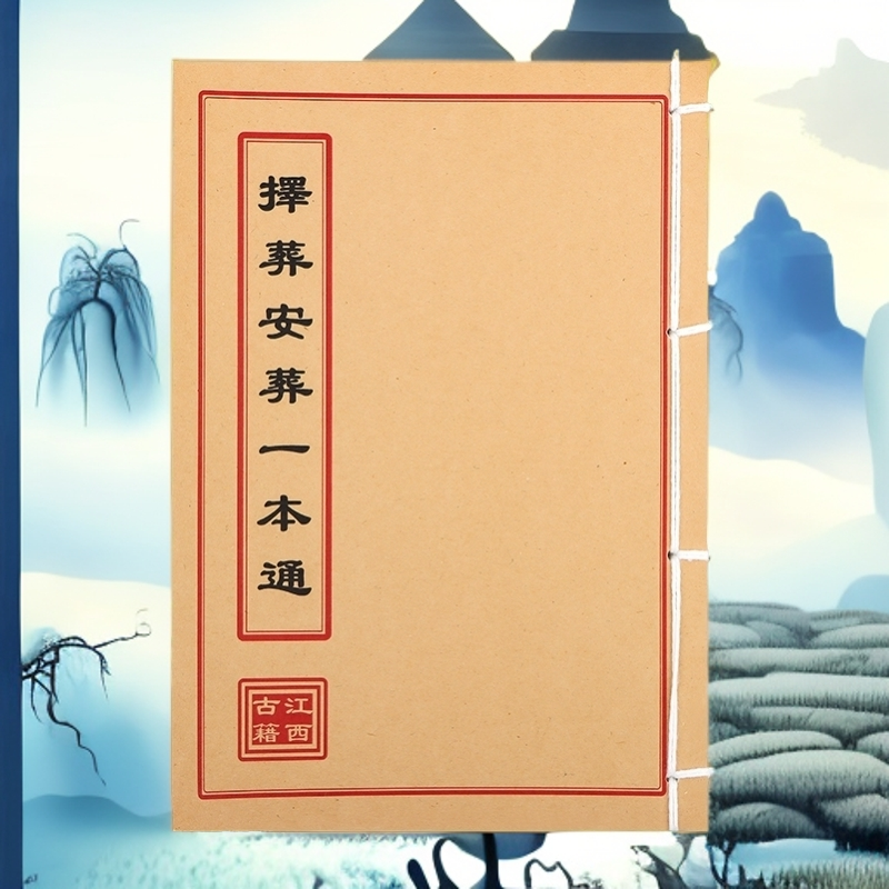 择葬安葬一本通 通俗易懂 手工线装 民间珍藏古书籍