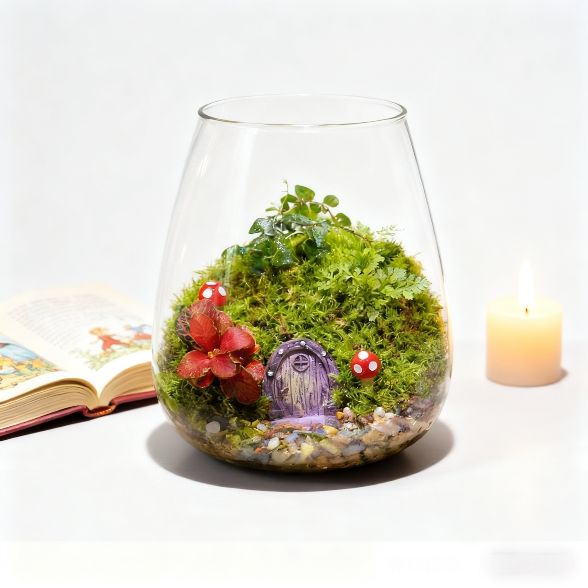 桌面绿植送辣椒蟹手工懒人好养打工人办公桌摆件解压玩具创意礼品