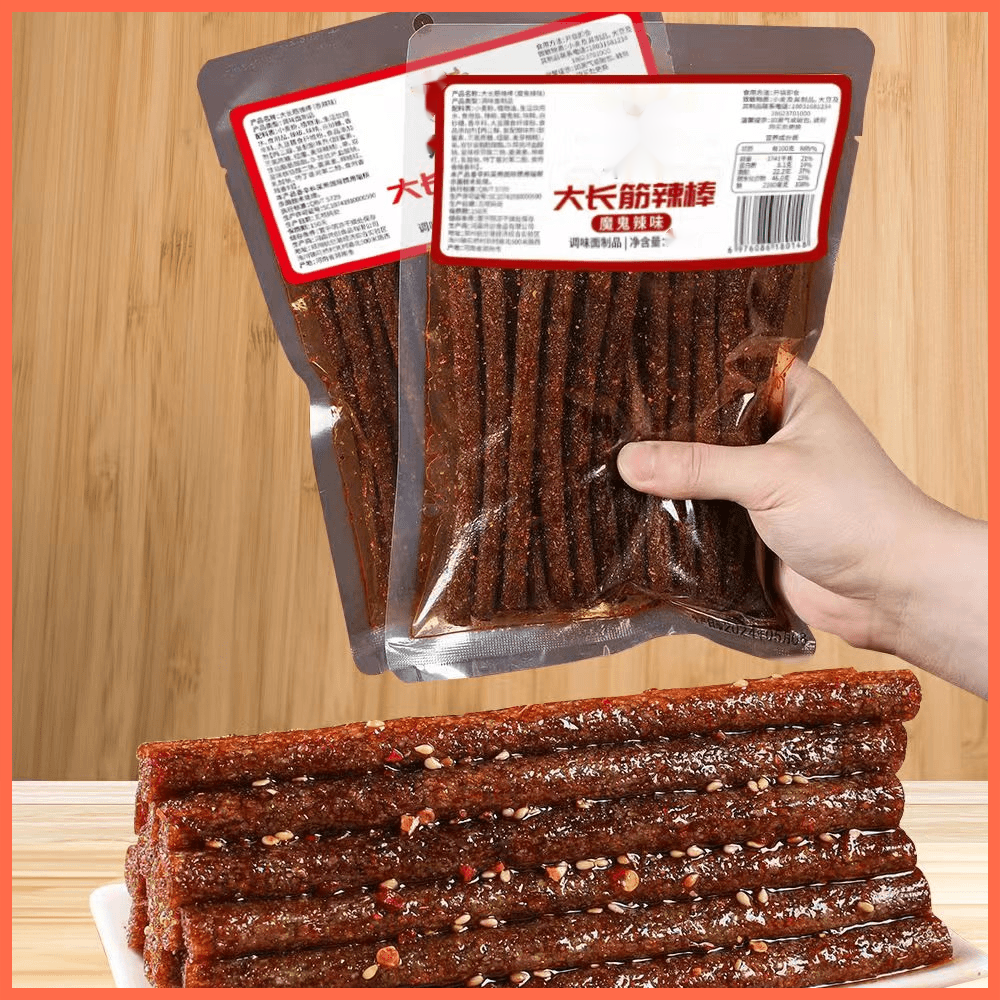 【5大包仅6·9】大长筋香辣辣条怀旧8090后儿时解馋面筋麻辣零食