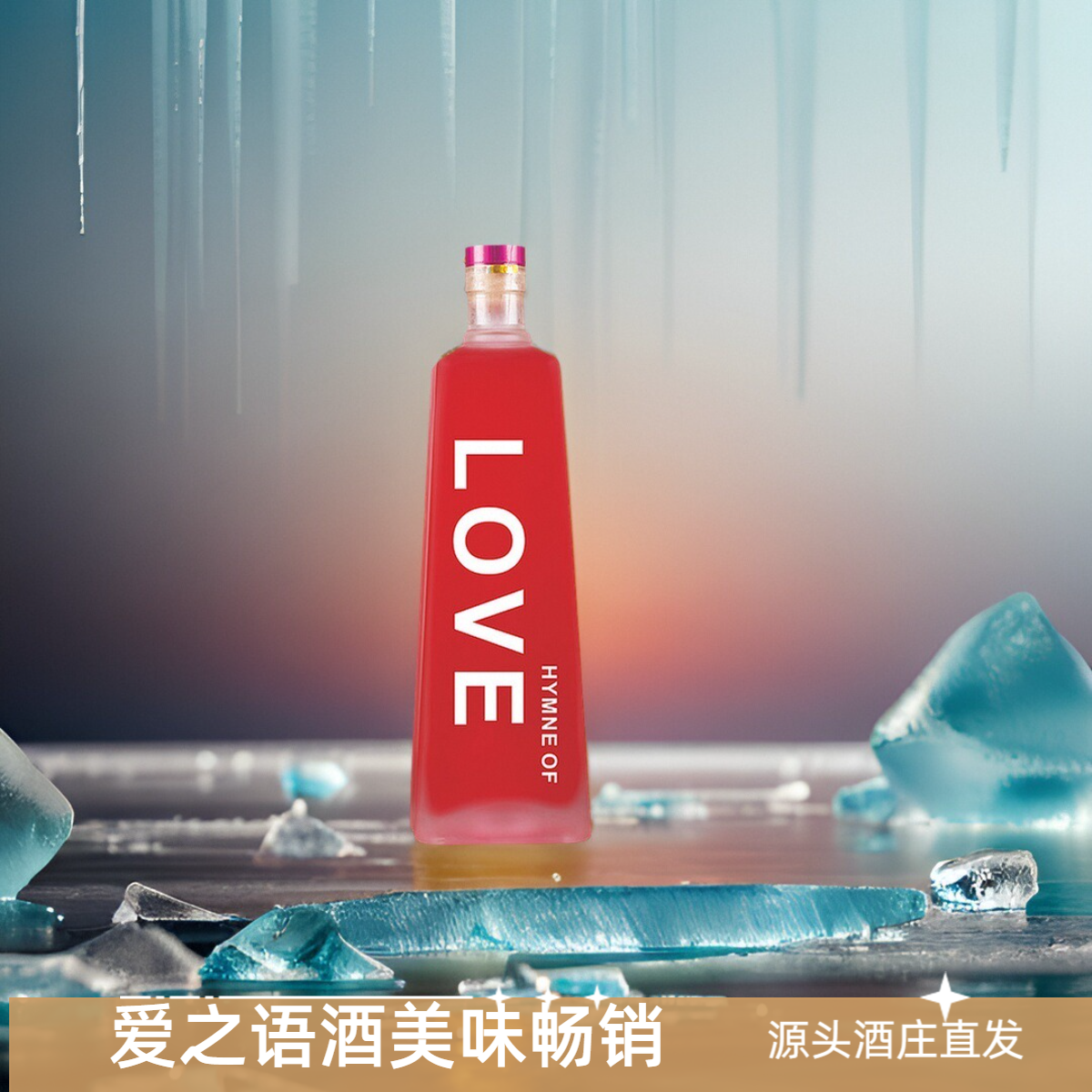 爱之语源头酒庄直发情人湾伏特加草莓葡萄果酒低糖优质手工畅销