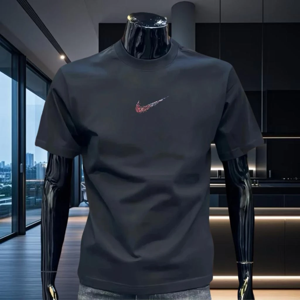 美式痞帅重磅纯棉短袖T恤青年男女款夏季ins潮牌男士圆领百搭上衣