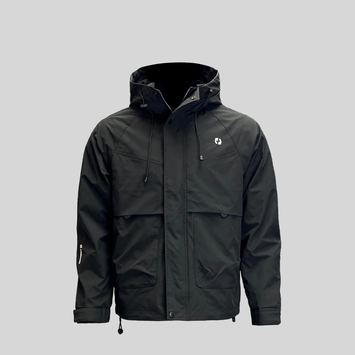 秋季新款连帽夹克外套男士修身潮牌青年冲锋休闲新款户外上衣