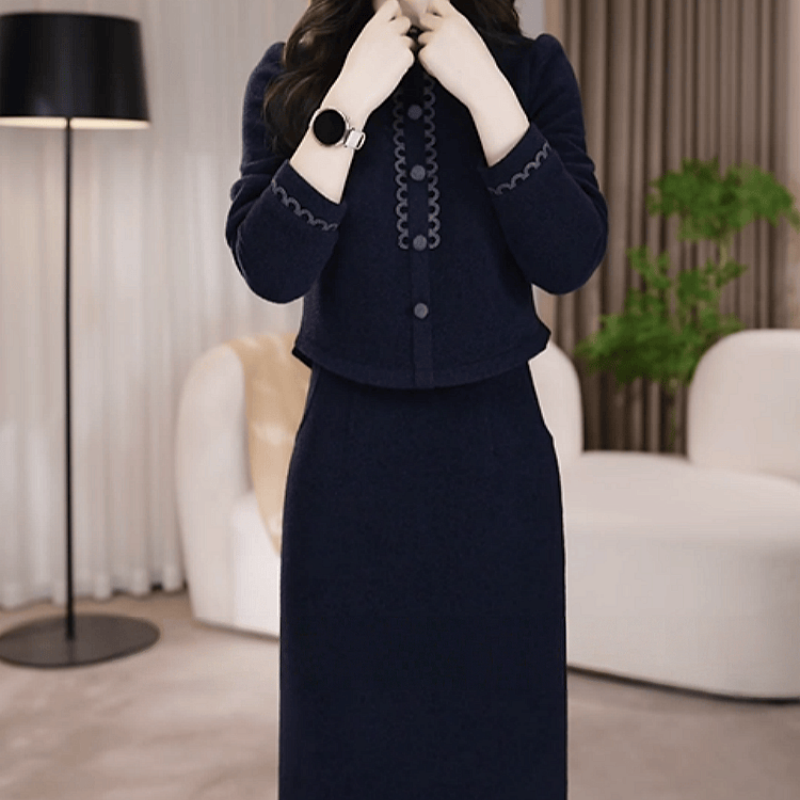 B359【连衣裙】2025秋季新款时尚气质优雅显瘦减龄休闲百搭连衣裙