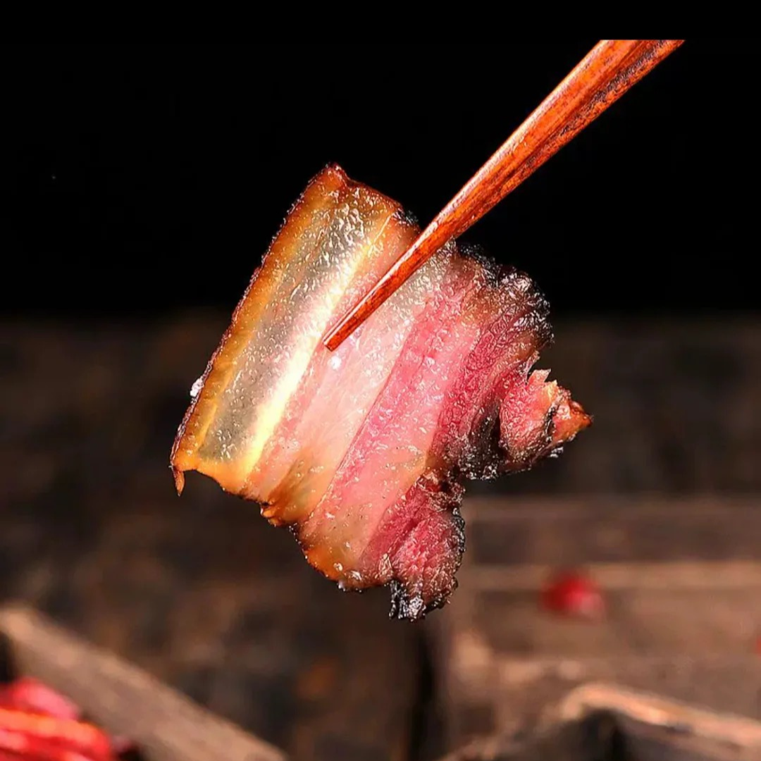 【买2斤送3斤，实发5斤】正宗柴火烟熏五花腊肉湖南特产农家土猪腊肉