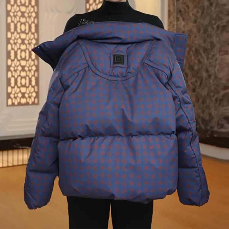 宽松休闲厚款棉服短款加厚女款2025冬季新款复古时尚气质保暖外套