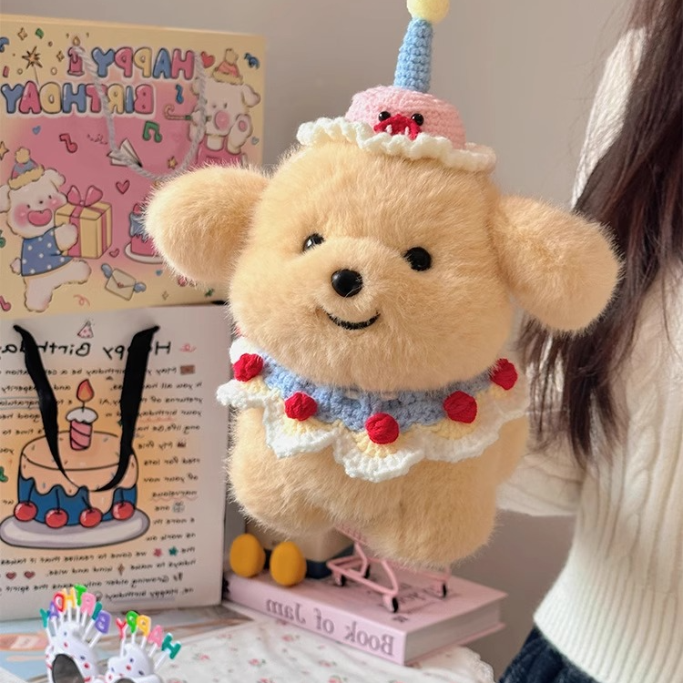圣诞节西高地玩偶金毛小狗狗公仔猫咪毛绒玩具娃娃男女生生日礼物