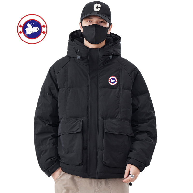 大鹅故乡男装旗舰官方正品连帽羽绒棉服男冬季加厚休闲保暖外套