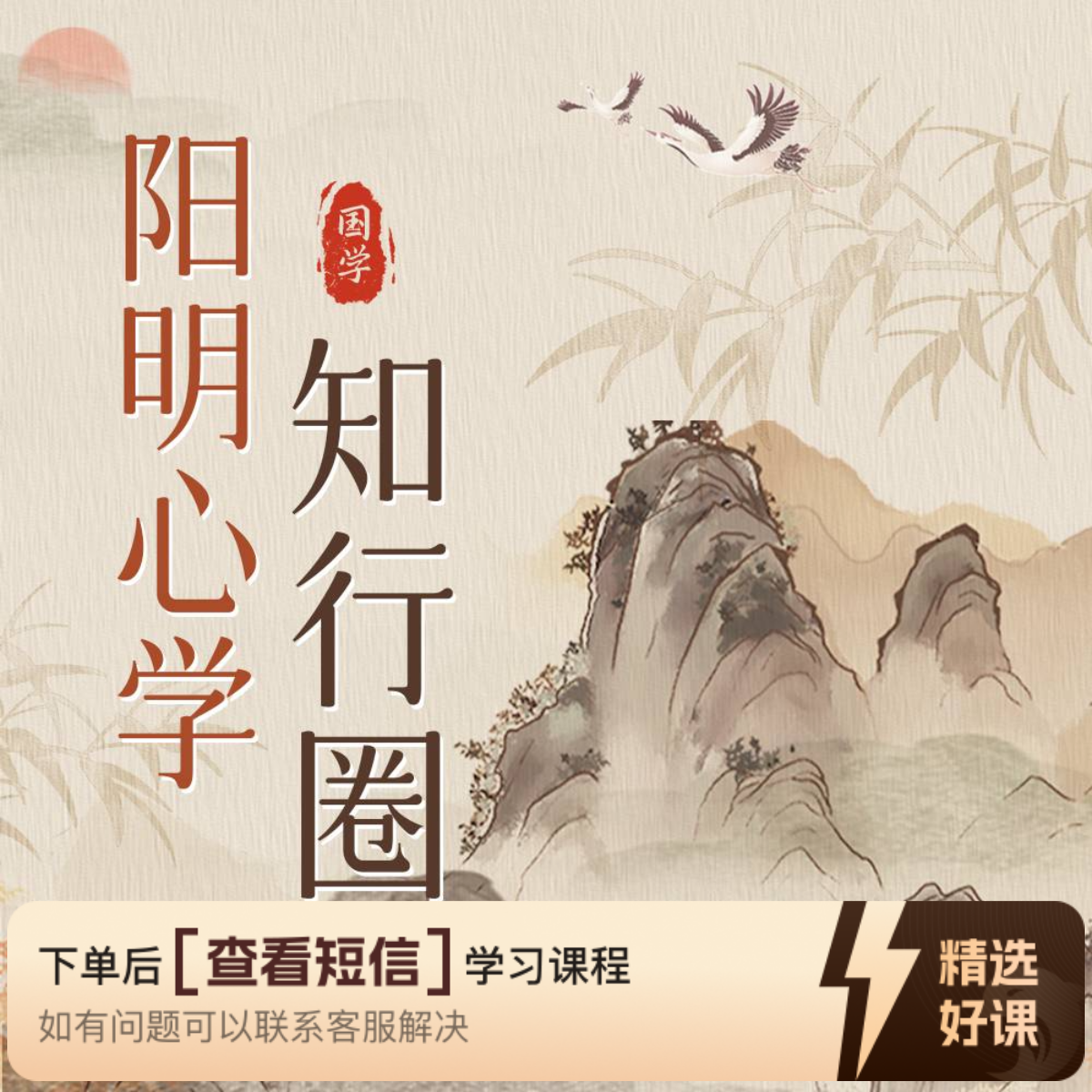 王阳明心学知行圈（留意短信解锁课程）