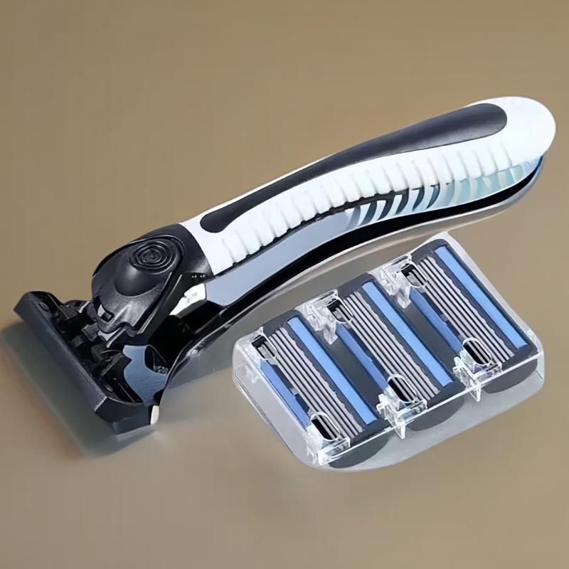 【新店开业】新款进口6层刀片手动剃须刀男士老式剃须刀6剃须刀刀片