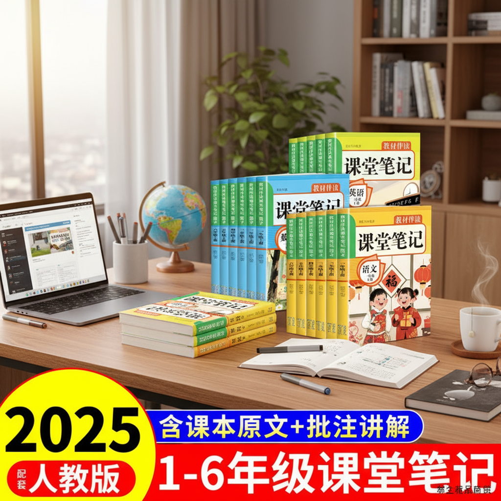课堂笔记书籍课本教材伴读教材全解学霸孩子笔记课堂笔记人教版