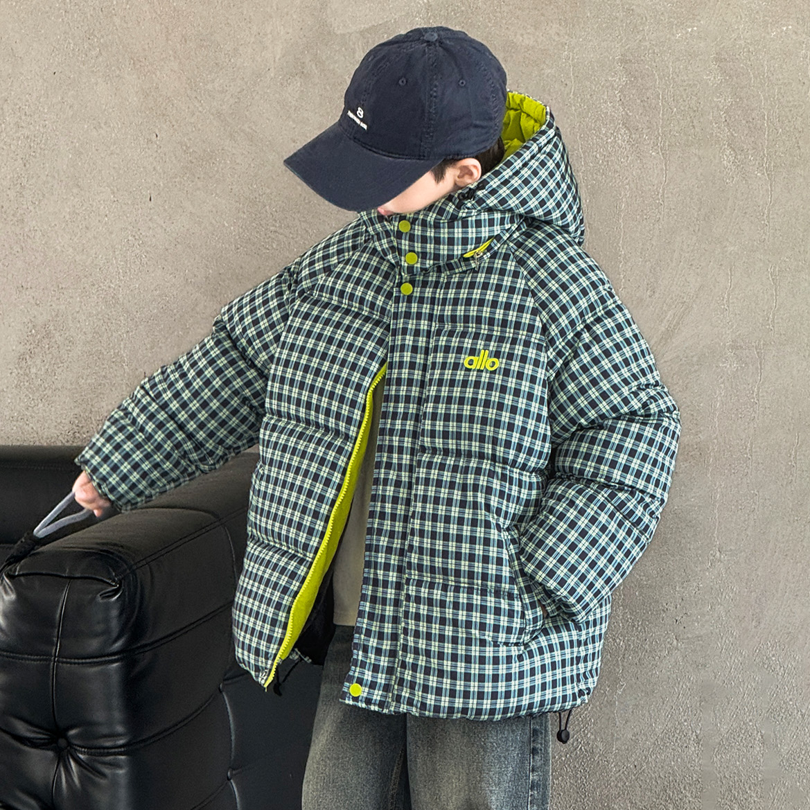 儿童装男童冬装羽绒棉衣2025新款中大童棉袄冬季男孩加厚保暖棉服