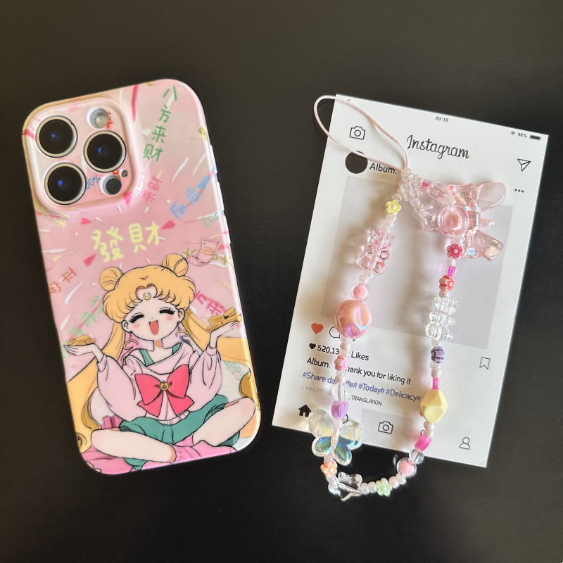 发财美少女菲林软壳适用苹果17promax手机壳16华为vivo小米15oppo