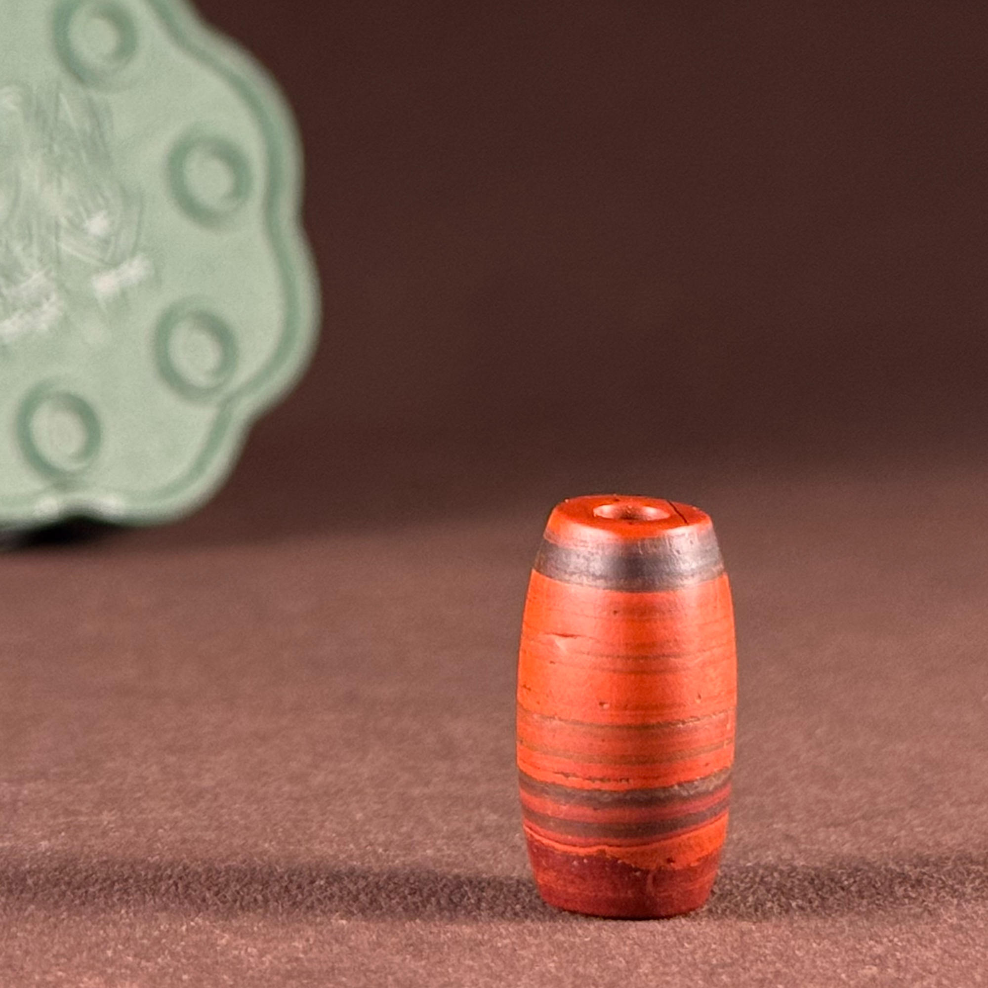 印度河谷文明时期17*9mm全美品千年缟玛瑙颈饰