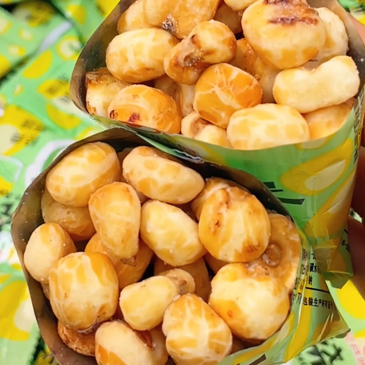 素烧玉米粒黄金玉米豆小零食休闲小吃很忙散装爆米花