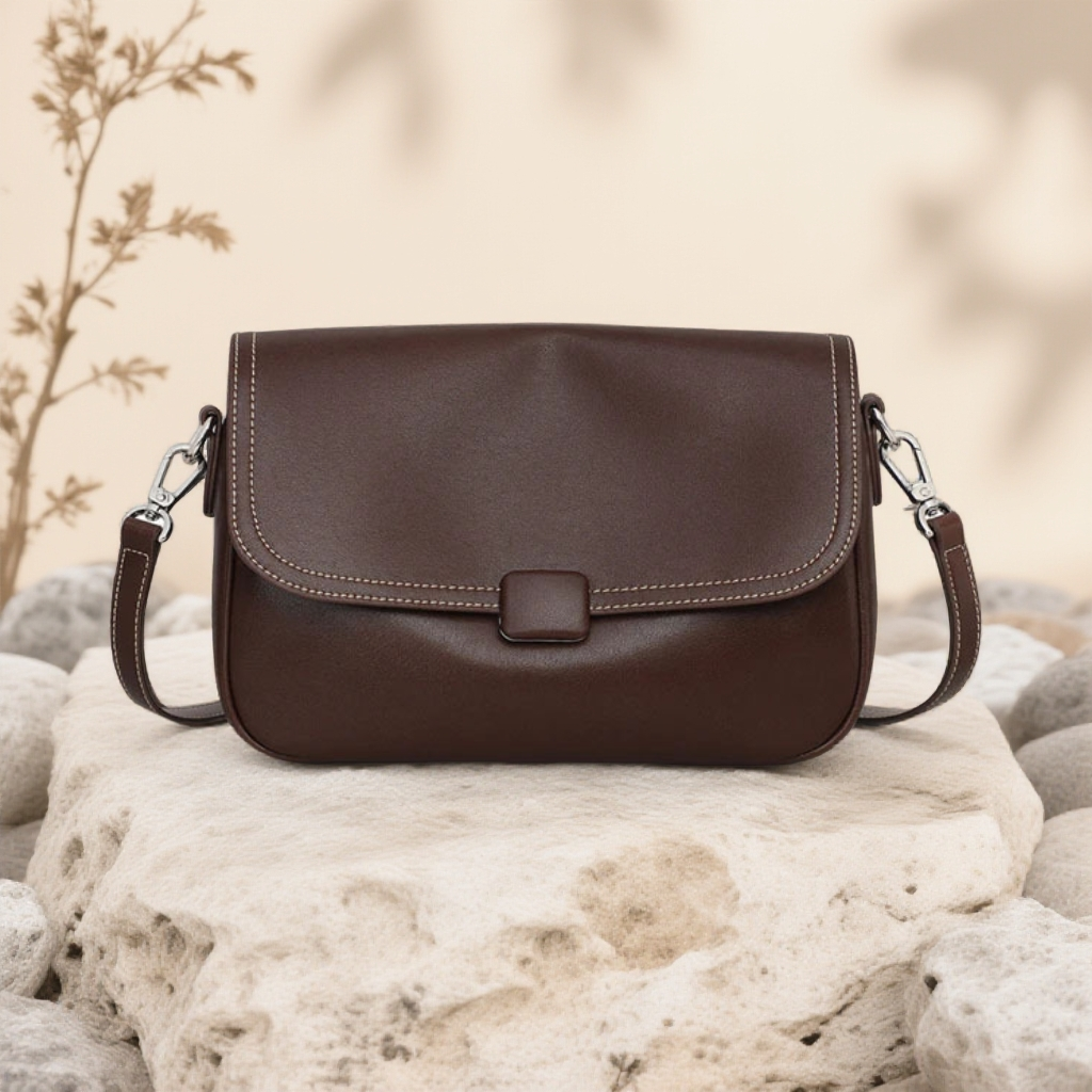 真皮包包女秋冬新款轻奢百搭单肩小方包时尚复古牛皮斜挎女包