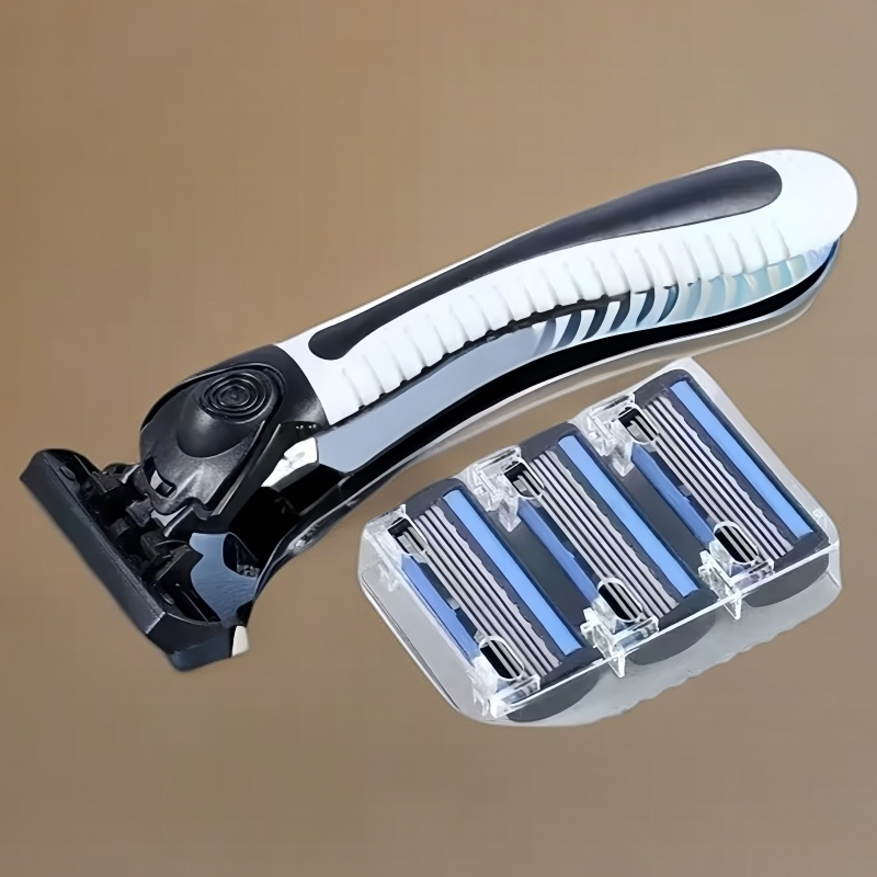 【新人福利】德国进口6层刀片剃须刀男士老式剃须刀手动6层刀胡子刀