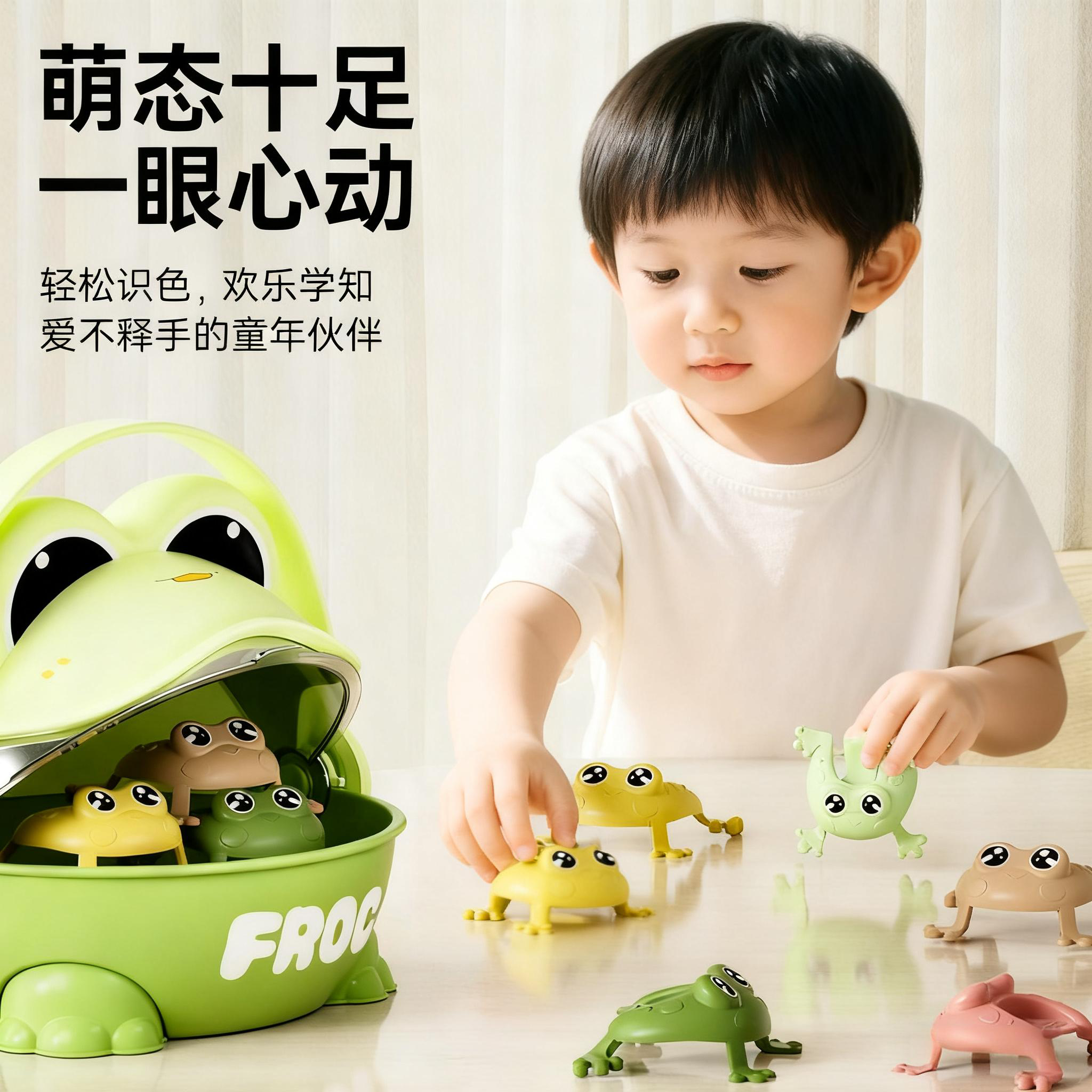 儿童弹跳小青蛙按压跳跳蛙宝宝网红款益智小孩亲子互动跳跳乐玩具