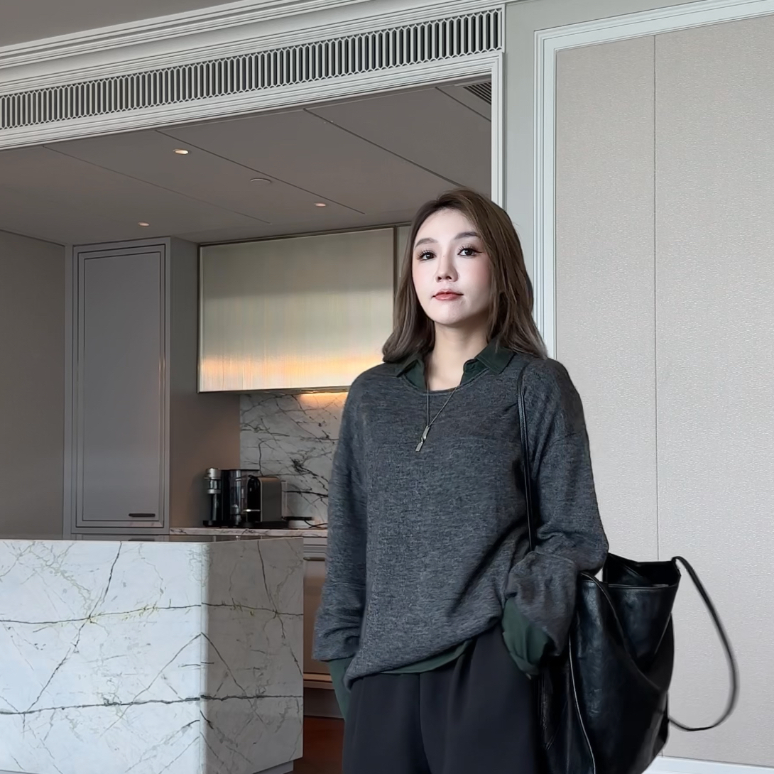 AMAZING IN | 桑蚕丝x山羊绒x绵羊毛上衣 A250818-AI58CSWWA8F115