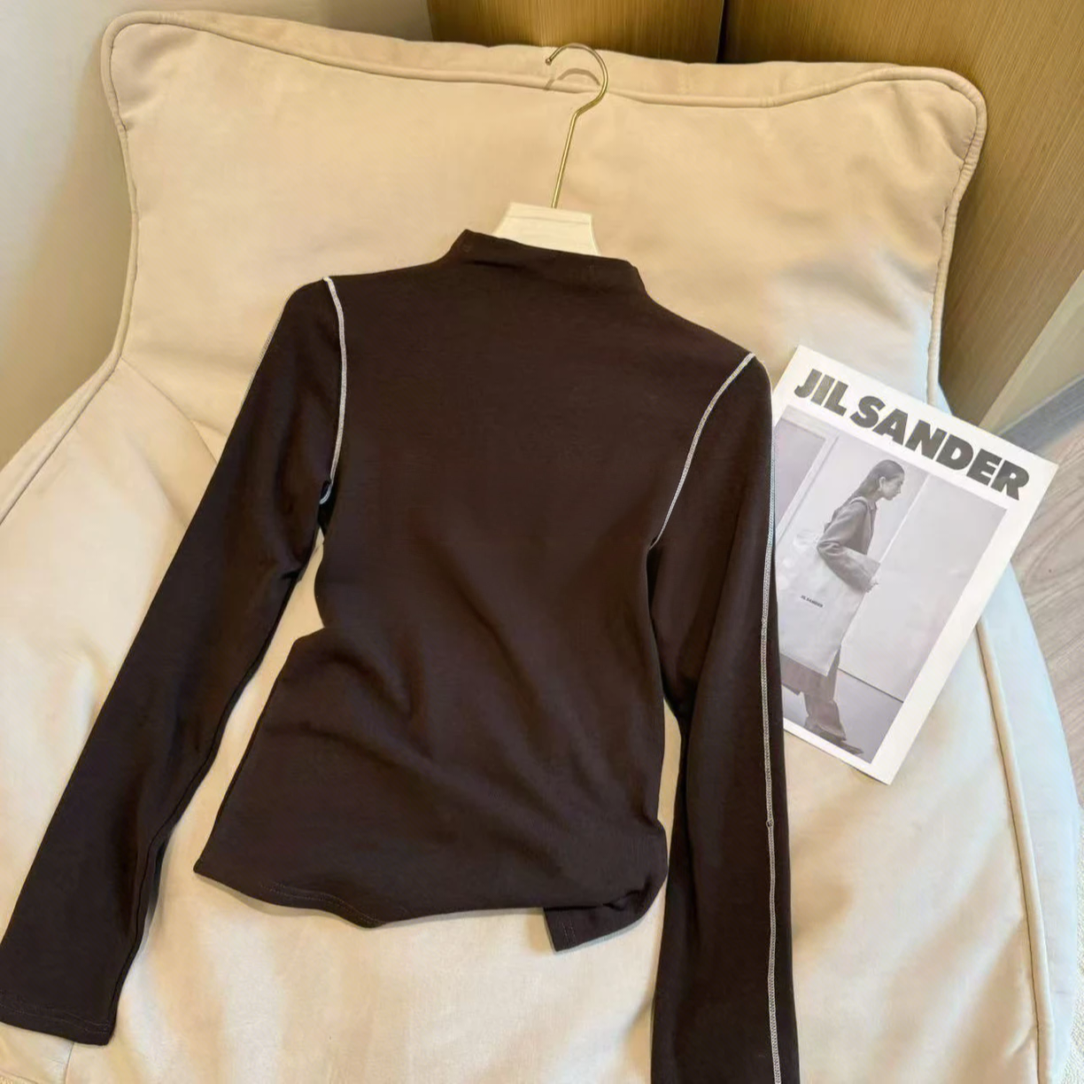 【斐丽轩】‘’露思同款‘’99008 冬季磨毛显瘦半高领打底时尚