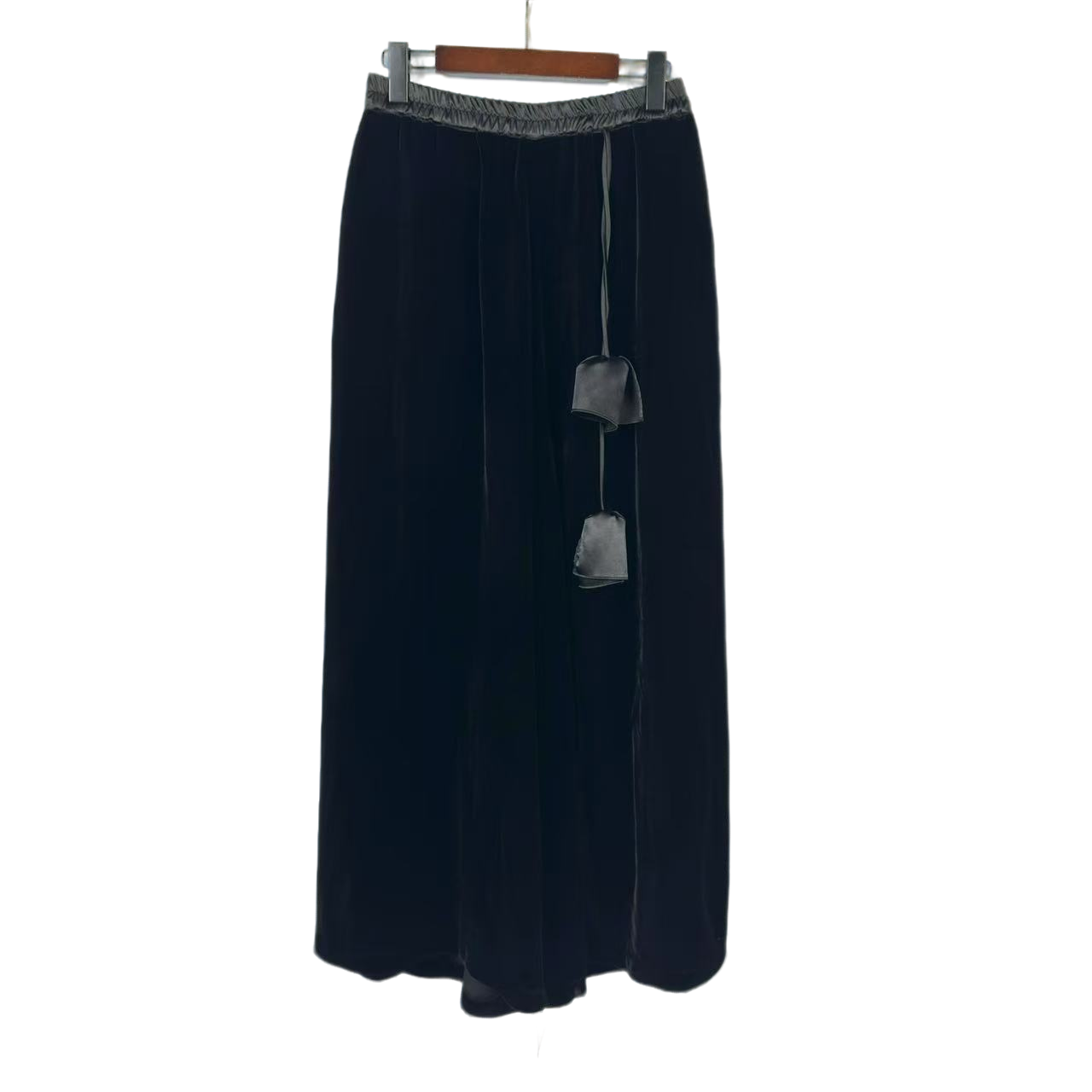 朱总原创设计2025018新款丝绒长裤